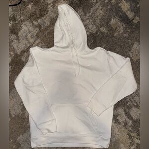 Hollister Men’s White Hoodie Sweatshirt